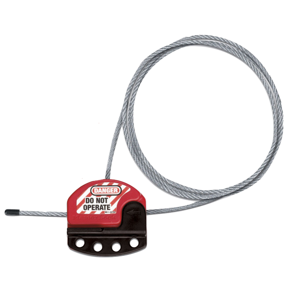 Master Adjustable Cable Lockout with 6ft. cable